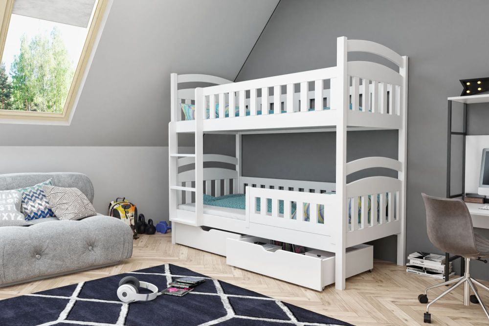 DOMINIK II divstāvu gulta ar atvilktnēm – 2 personām 80x200 cm — изображение 2