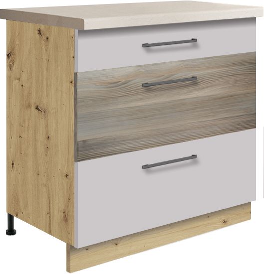 Apakšējais skapis ar atvilktnēm 80 cm Infinity INF-22D