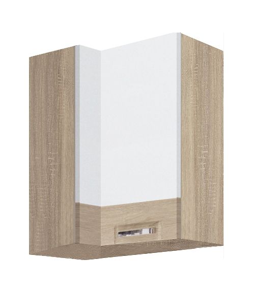 Augšējais stūra skapis 70/40 cm Premio PRE-45G labais