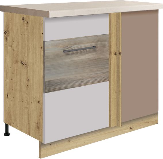 Stūra skapītis apakšā 110/60 cm Infinity INF-24DL