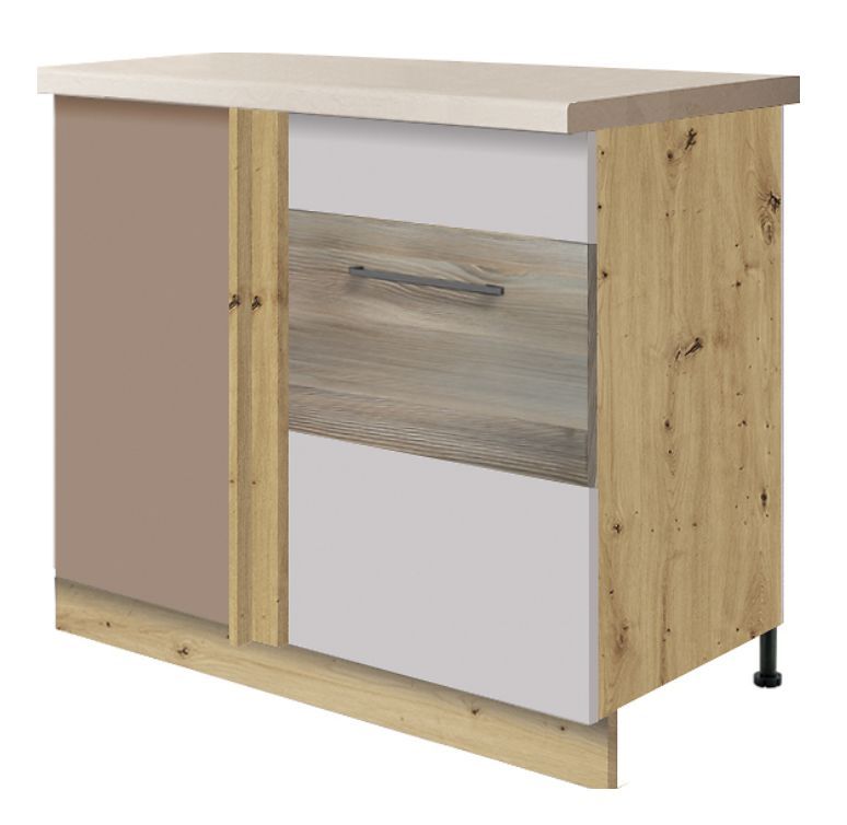 Stūra skapītis apakšā 110/60 cm Infinity INF-25DP
