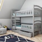 DOMINIK II divstāvu gulta ar atvilktnēm – 2 personām 80x181 cm