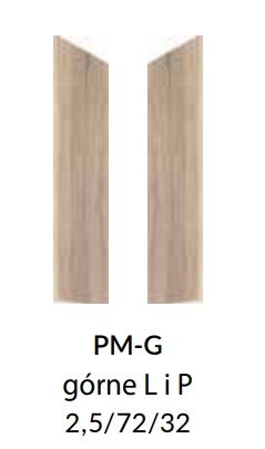Augšējā sānu pārsega plāksne 72 cm