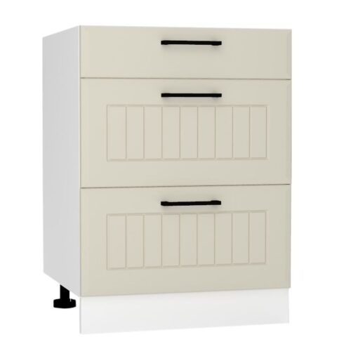 50 cm pamatnes skapis ar atvilktnēm D50S/3 Irma