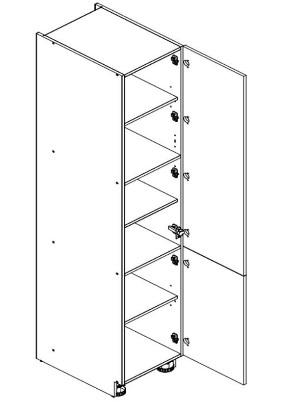 Skapis 60 cm uzglabāšanai D60SŁ/2133 P/L 2 FR Nina