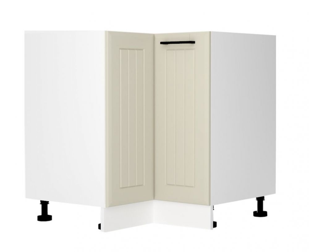 Stūra skapītis ar apakšējo paneli 90/90 cm, DRP, bīdāmais panelis, Irma