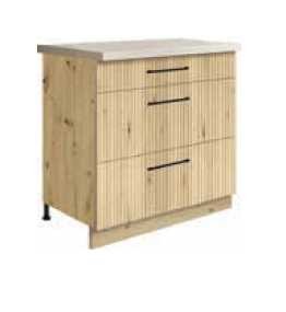 Apakšējais skapis ar atvilktnēm 80 cm Viva VIV-22D