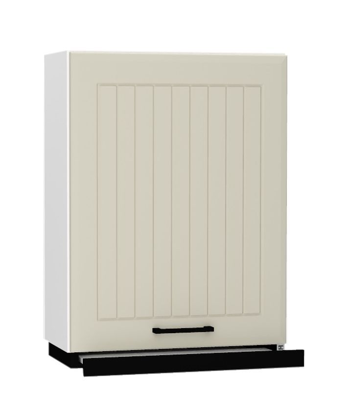 Sienas skapis 60 cm ar melnu pārsegu W60/88 SLIM P/L Irma