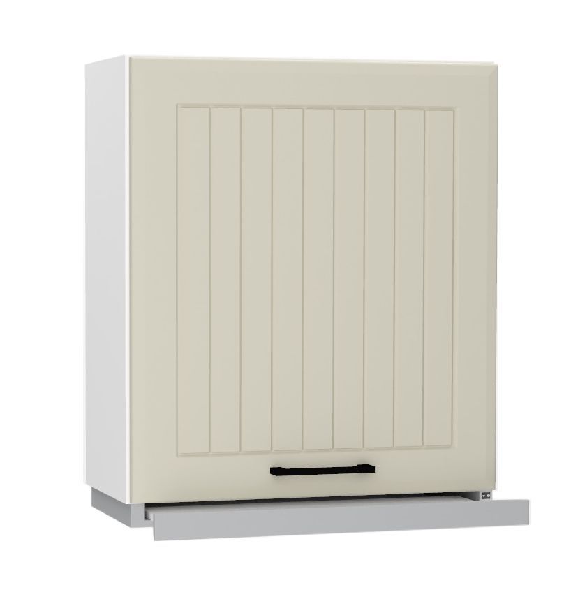 Sienas skapis 60 cm ar sudrabainu pārsegu W60/68 SLIM P/L Irma