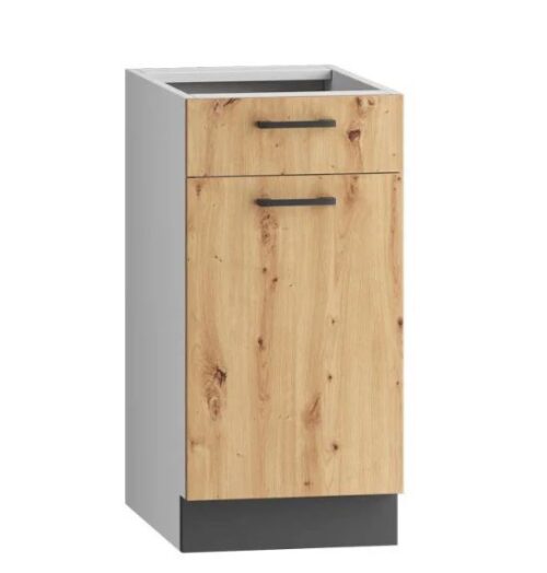 Apakšējais skapītis ar atvilktni 40 cm Clara D40S/1P/L