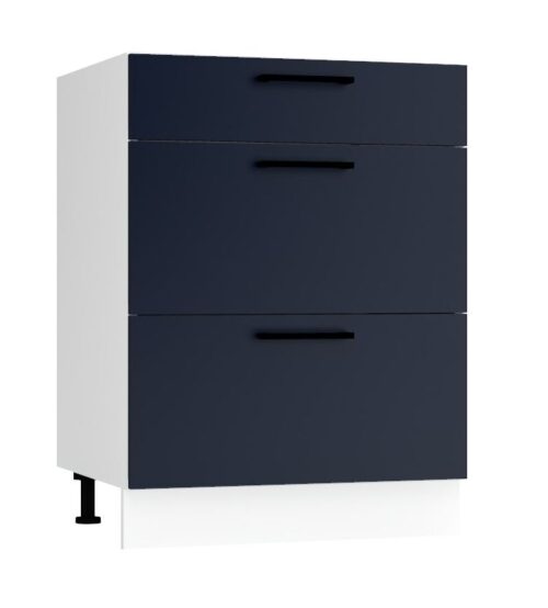 Apakšējais skapis ar 60 cm atvilktnēm D60S/3 Max