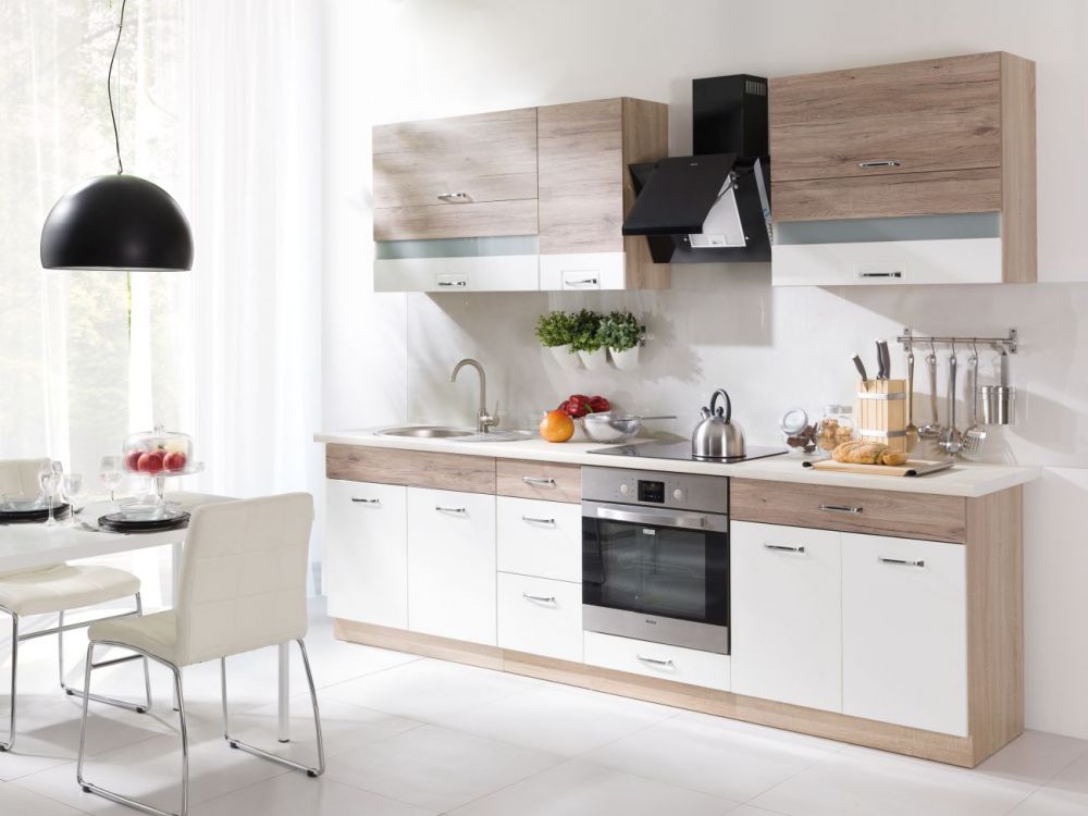 Econo virtuves komplekts A 270 cm bez darba virsmas — 2 attēls
