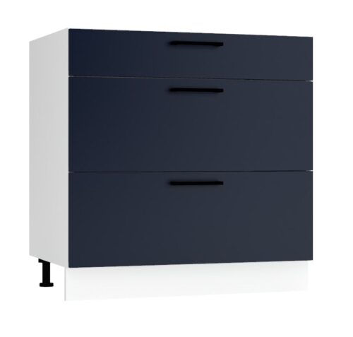 Apakšējais skapis ar 90 cm atvilktnēm D90S/3 Max
