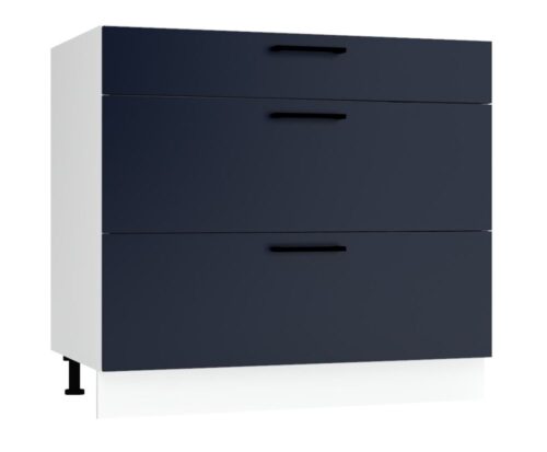 Apakšējais skapītis 90 cm atvilktņu skapim D90 PC S/3 Max