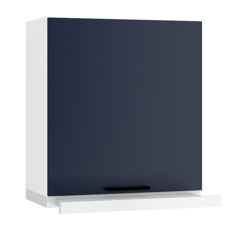 Sienas skapis 60 cm ar sudraba krāsas pārsegu W60/68 SLIM P/L Max