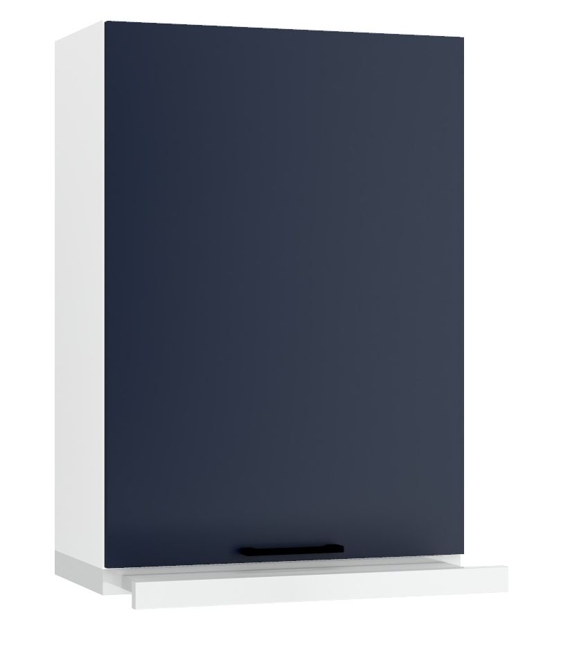 Sienas skapis 60 cm ar sudraba krāsas pārsegu W60/88 SLIM P/L Max