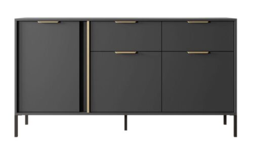 Kumode 153 3D2S Lars antracīts