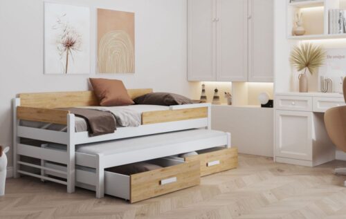 DOIS jauniešu saliekamā gulta 2 personām 80×181 cm