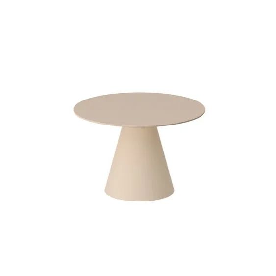 Apaļš kafijas galdiņš PINETO MINI 80x80 kapučīno krāsā