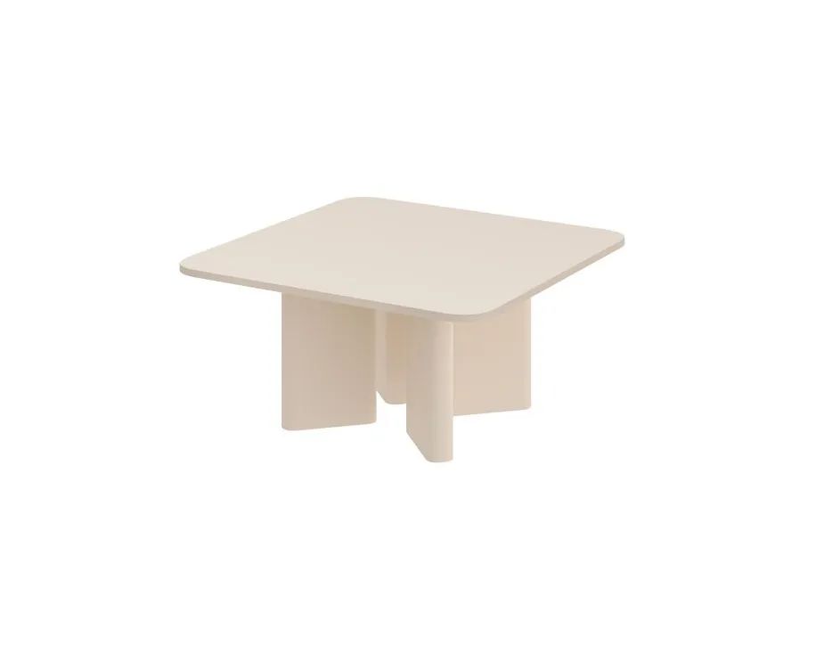 DIVERSO kafijas galdiņš 80x80 kapučīno