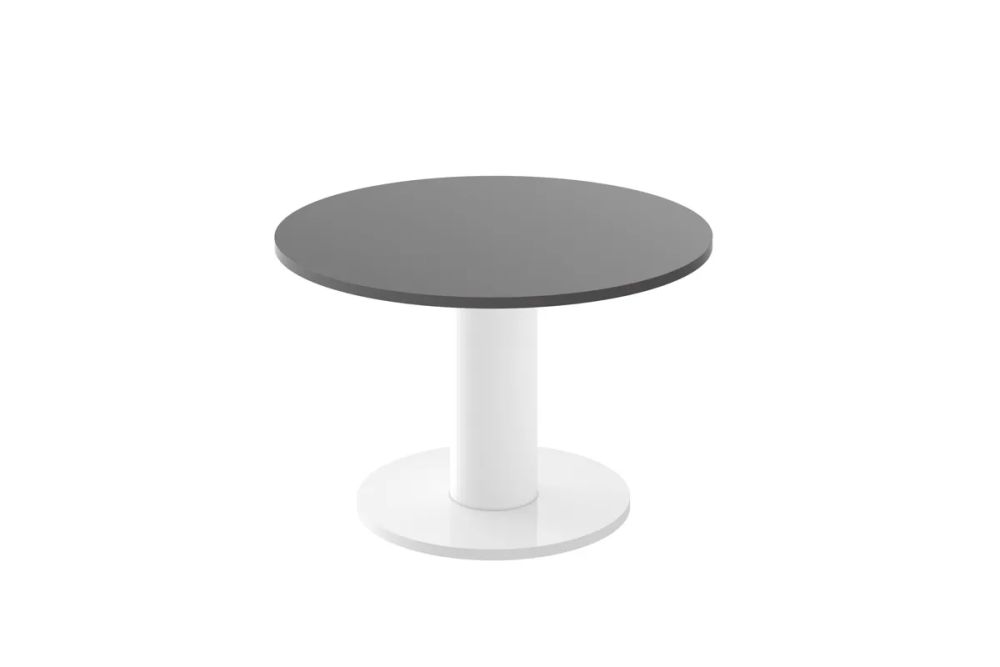 SOLO MINI kafijas galdiņš ⌀80cm matēti pelēks/balts