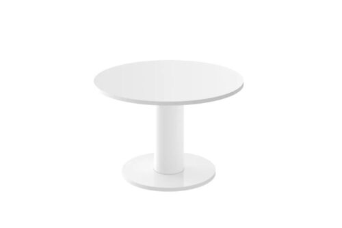 SOLO MINI kafijas galdiņš ⌀80cm balts matēts