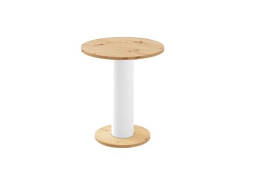 SOLO MINI kafijas galdiņš ⌀60 cm, mākslinieciskais ozols/balts