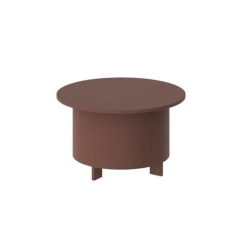 SALVO AC 80×80 bordo apaļais kafijas galdiņš