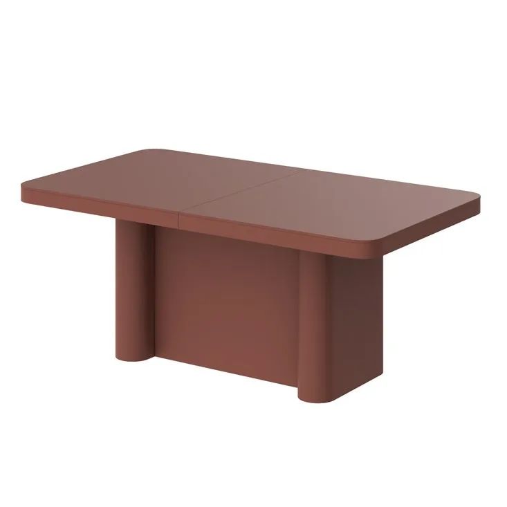 PORTOFINO izvelkams galds 160(412)x100 bordo krāsā