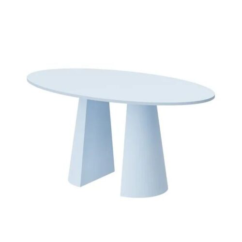 LAZIO galds 160×90 zilā krāsā