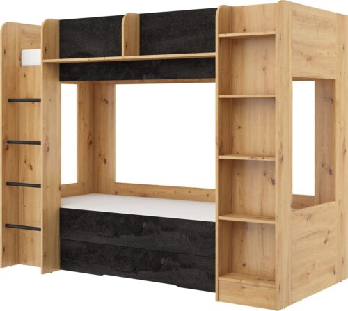 Bērnu divstāvu gulta jauniešiem 2 personām 80×200 EVEST artisan bet.cz