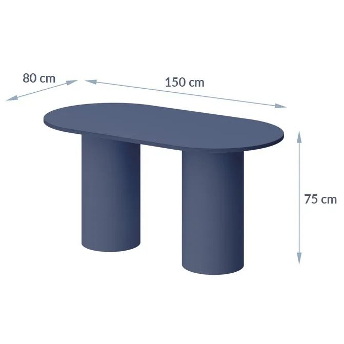 ROSETO galds 150x80 kapučīno — 2 attēls