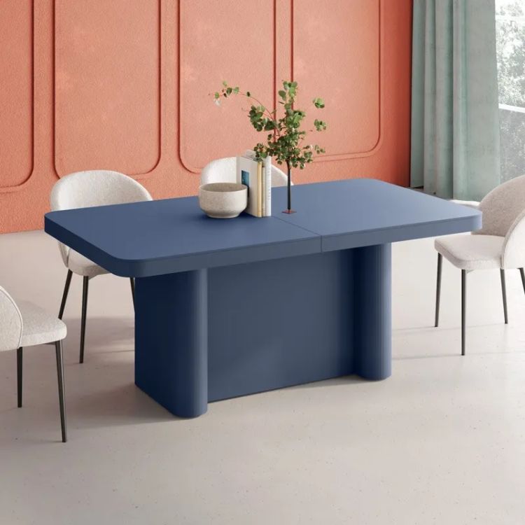 PORTOFINO izvelkams galds 160(412)x100 tumši zils — 2 attēls