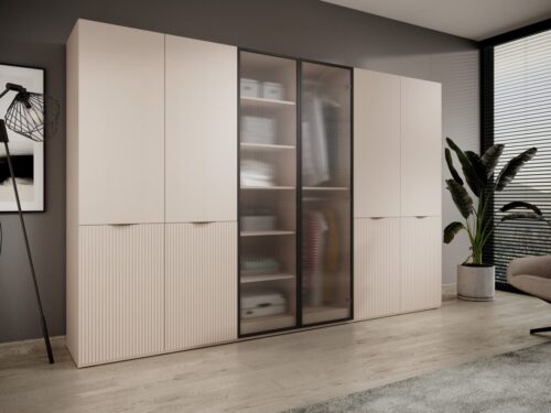 Smilšu kaste Nova skapīši 303 cm bēšā krāsā – 3 daļas
