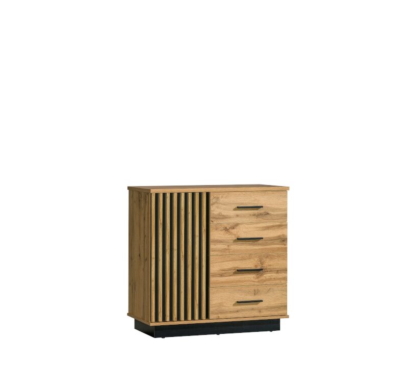 Sistēma "LAMELO" LA5 (Kumodes 1D4S) - melna