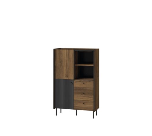 PRESTIGO P4 sistēma (2D3S plaukts) – melna/San Sebastian
