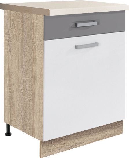 Apakšējais skapītis ar atvilktni 60 cm Global GLO-5D