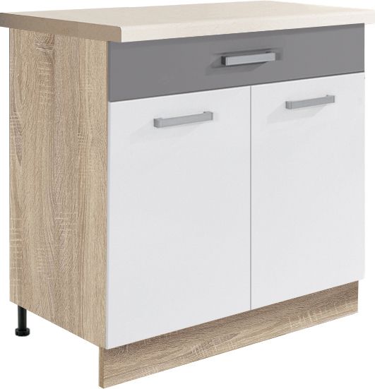 Apakšējais skapītis ar atvilktni 80 cm Global GLO-6D