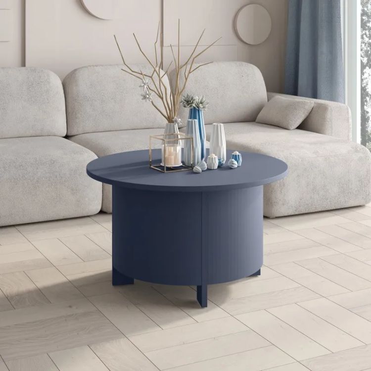 SALVO AC 80x80 bordo apaļais kafijas galdiņš — изображение 3