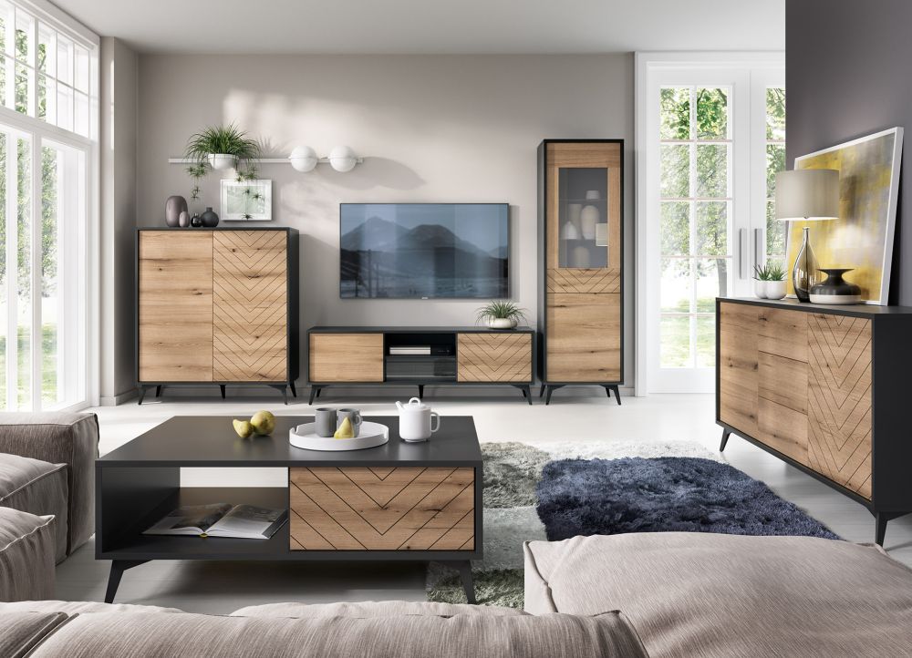 TV skapītis 154 Diamond - ozola krāsā — изображение 4