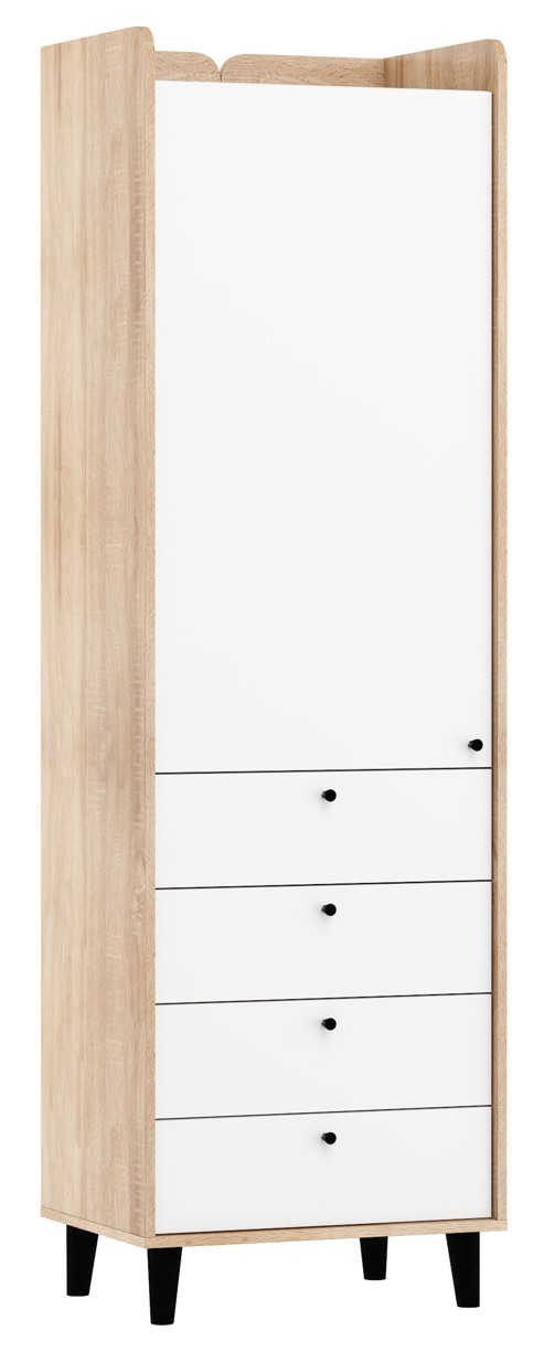 CELO mēbeles 01 1D4S veļas skapis — 5 attēls