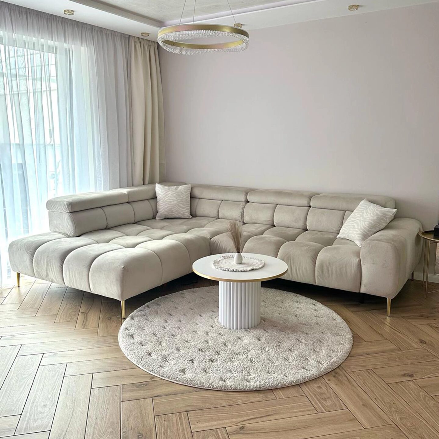Elektriskais stūra dīvāns Plaza L WERSAL Gr1