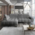 Elektriskais stūra dīvāns Plaza L WERSAL - moderns Gr1