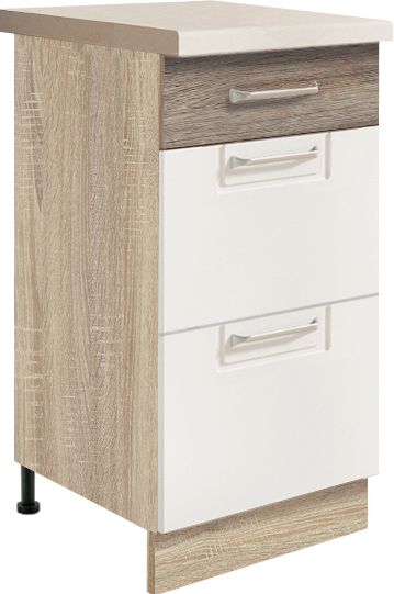 40 cm apakšējā skapīte ar atvilktnēm Econo ECO-8D