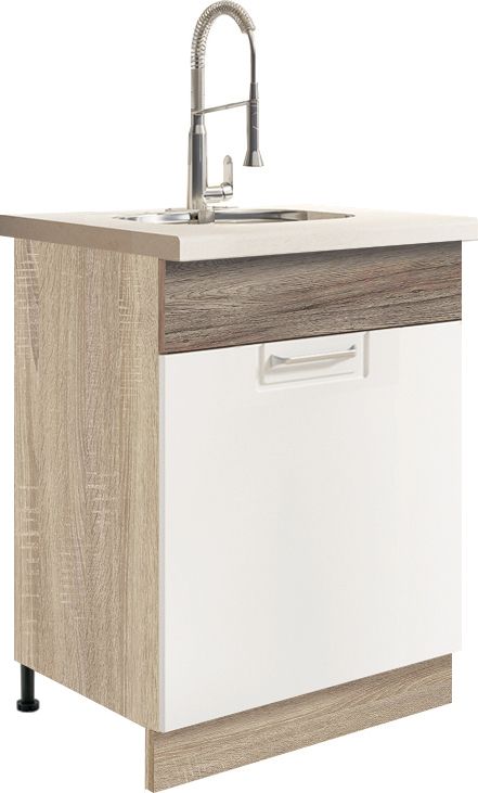 60 cm pamatnes skapītis ar Econo ECO-11D izlietni