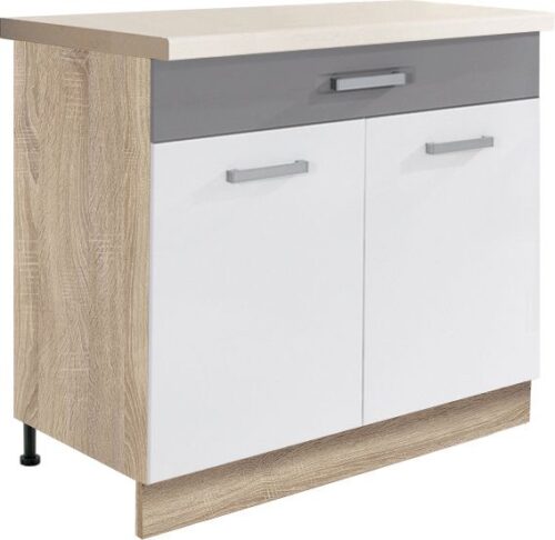 Apakšējais skapītis ar atvilktni 90 cm Global GLO-7D