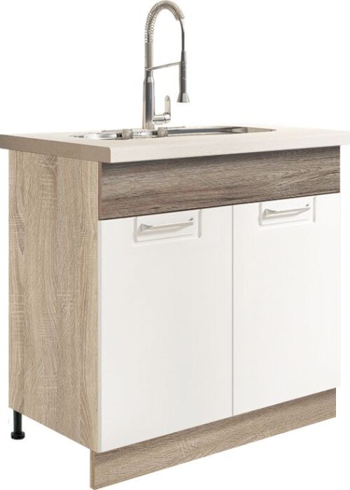 Apakšējais skapītis 80 cm Econo ECO-12D izlietne