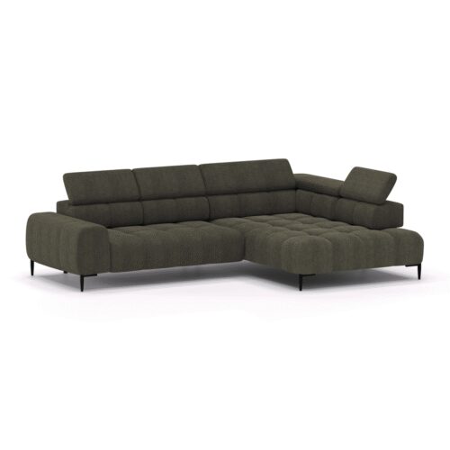 Stūra dīvāns Plaza L – Olive Gr1