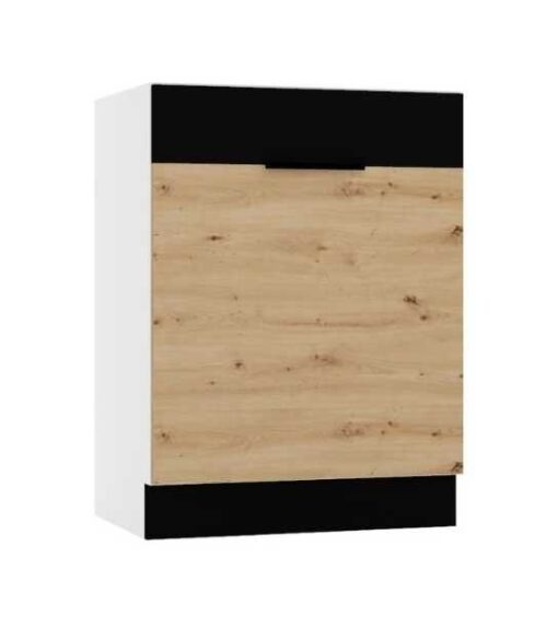 Izlietnes pamatnes skapītis ar vāku 60 cm Elena D 60ZL ZAŚL P/L