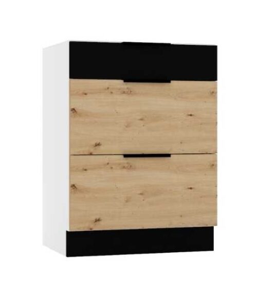 Apakšējais skapis ar atvilktnēm 60 cm Elena D 60S/3